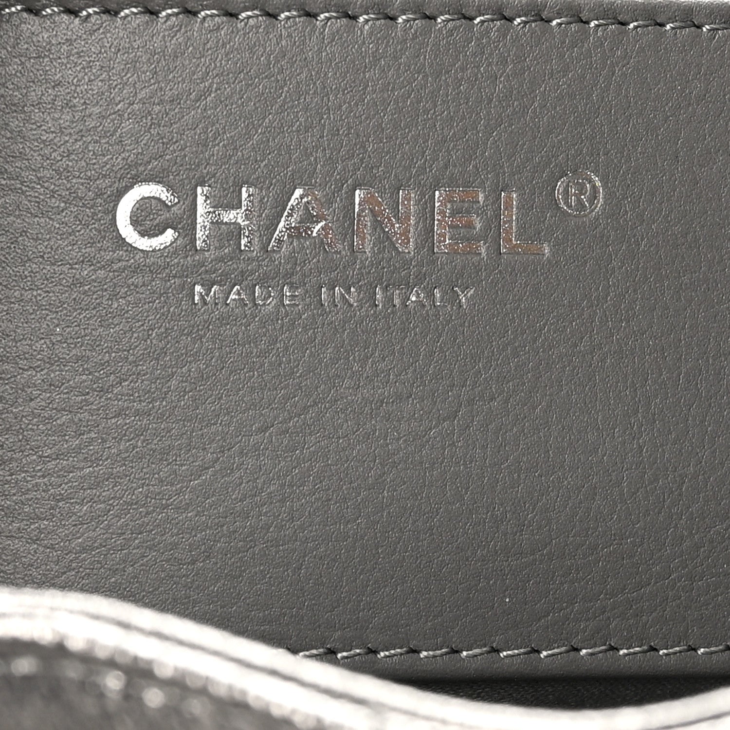 Chanel Metallic Caviar Quilted Small Chanel 25 Handbag Anthracite 6 of 11