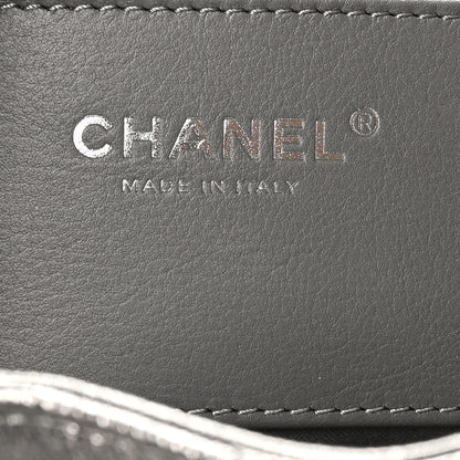 Chanel Metallic Caviar Quilted Small Chanel 25 Handbag Anthracite 6 of 11