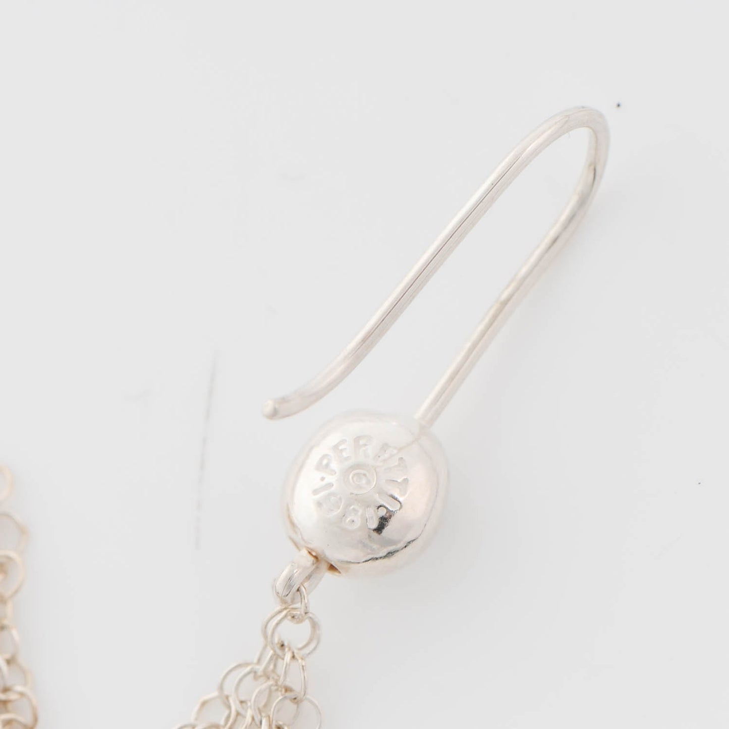 Sterling Silver Small Elsa Peretti Mesh Earrings