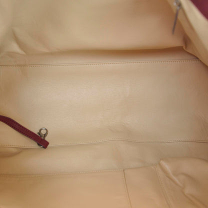 Chanel Leather Modern Chain Tote Red 11 of 11