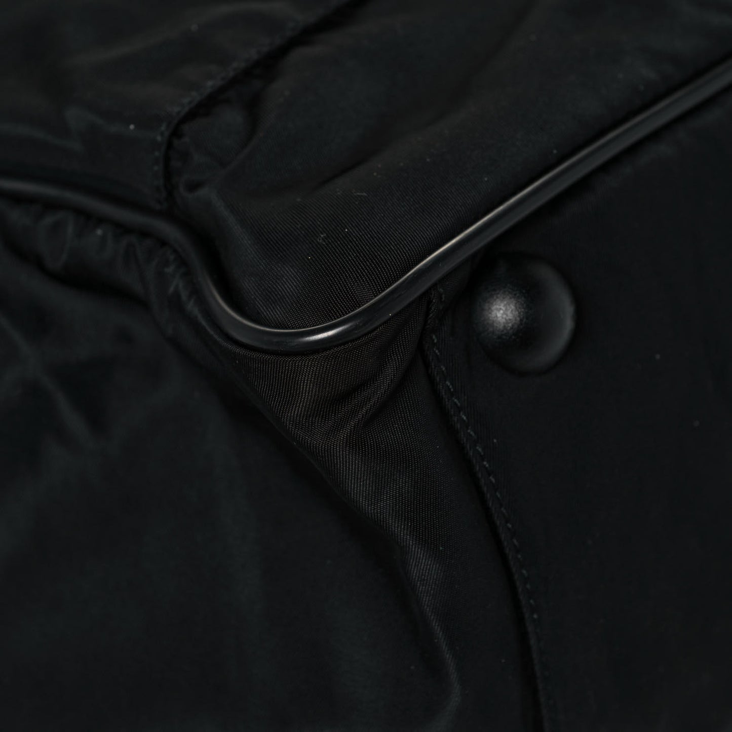 Tessuto Nylon Viaggio Travel Bag Black