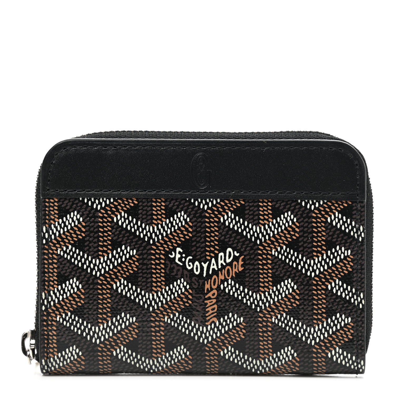 Goyard Goyardine Matignon PM Wallet Black 1 of 7