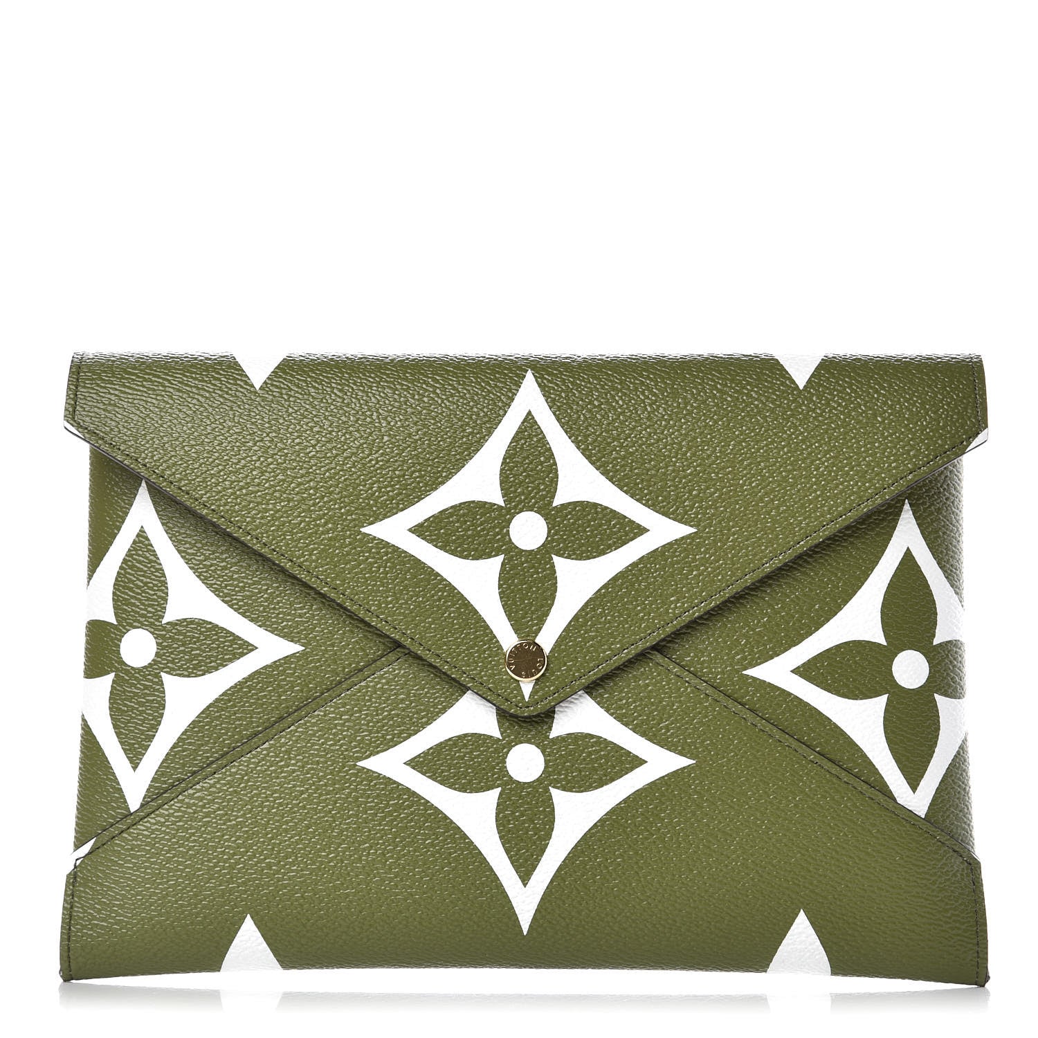 Louis Vuitton Monogram Giant Large Kirigami Pochette Kaki 1 of 6
