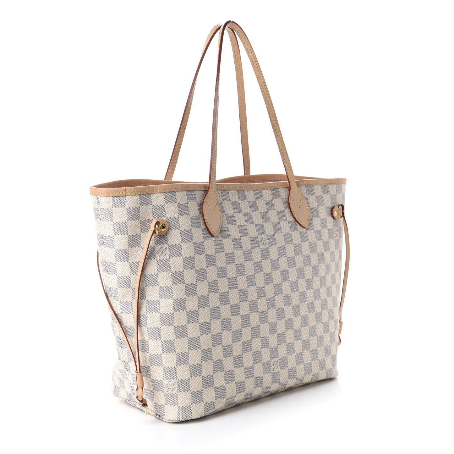Damier Azur Neo Neverfull MM Rose Ballerine