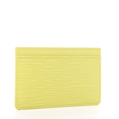Louis Vuitton Epi Card Holder Vert Acide 2 of 6