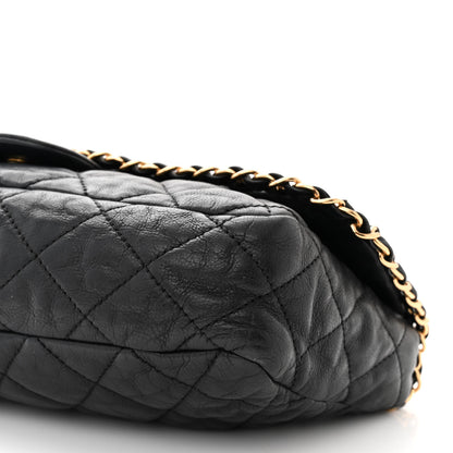 Chanel Calfskin Quilted Medium Chain Me Flap Black 10 of 13