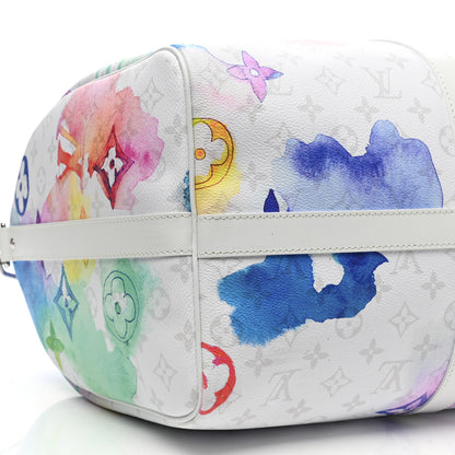 Louis Vuitton Monogram Watercolor Keepall Bandouliere 50 Multicolor 8 of 10