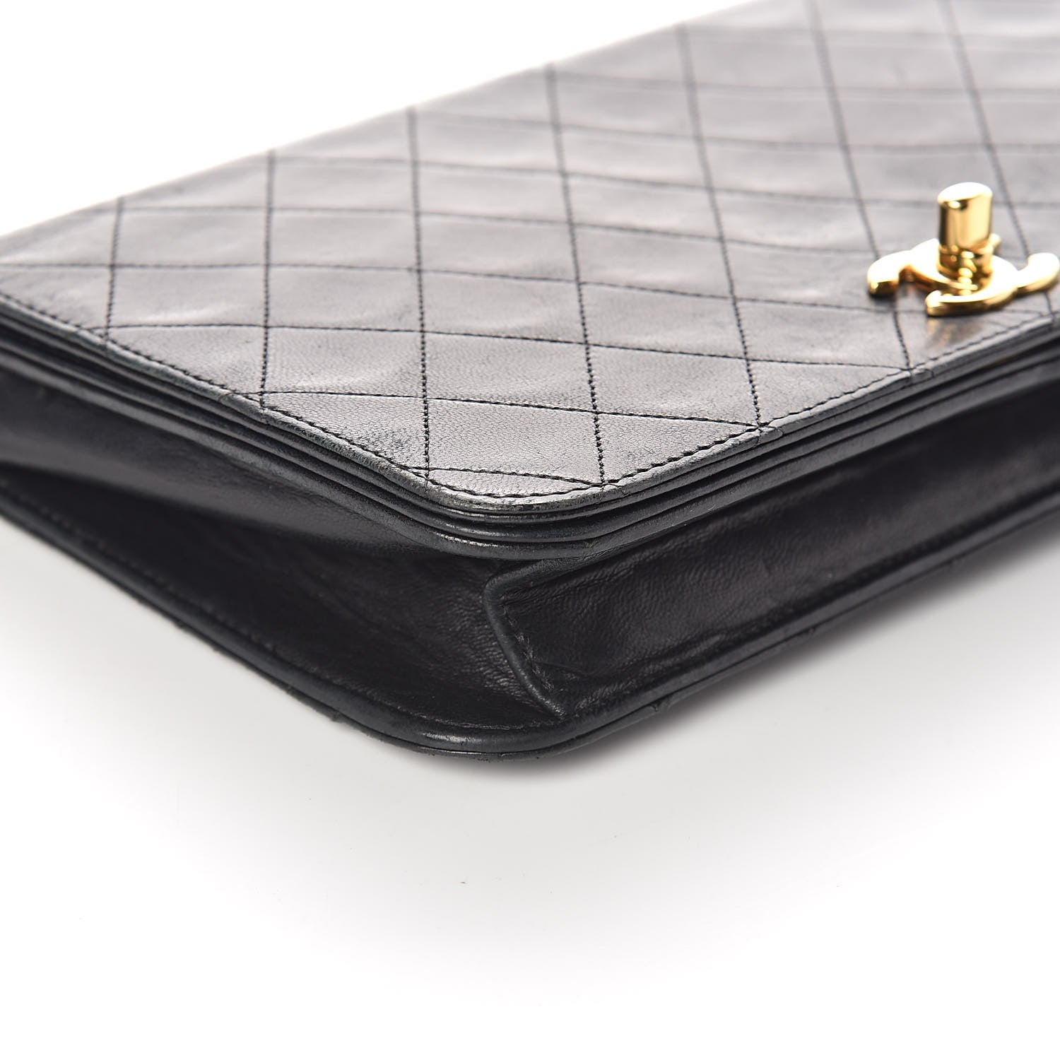 Chanel Lambskin Quilted Small Single Flap Black 10 of 11
