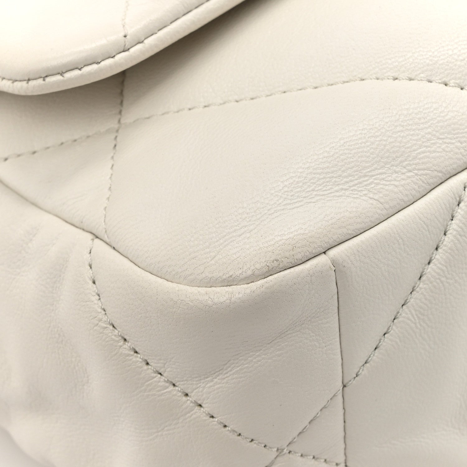 Chanel Lambskin Quilted Medium Chanel 19 Flap White 13 of 15