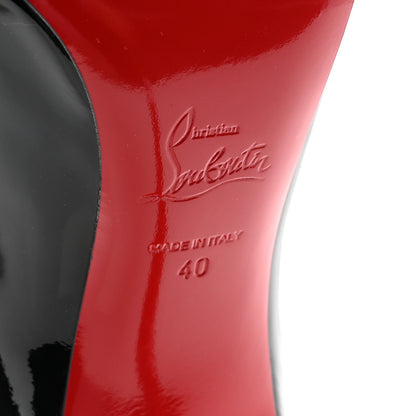 Christian Louboutin Patent Pigalle Follies 100 Pumps 40 Black 7 of 9