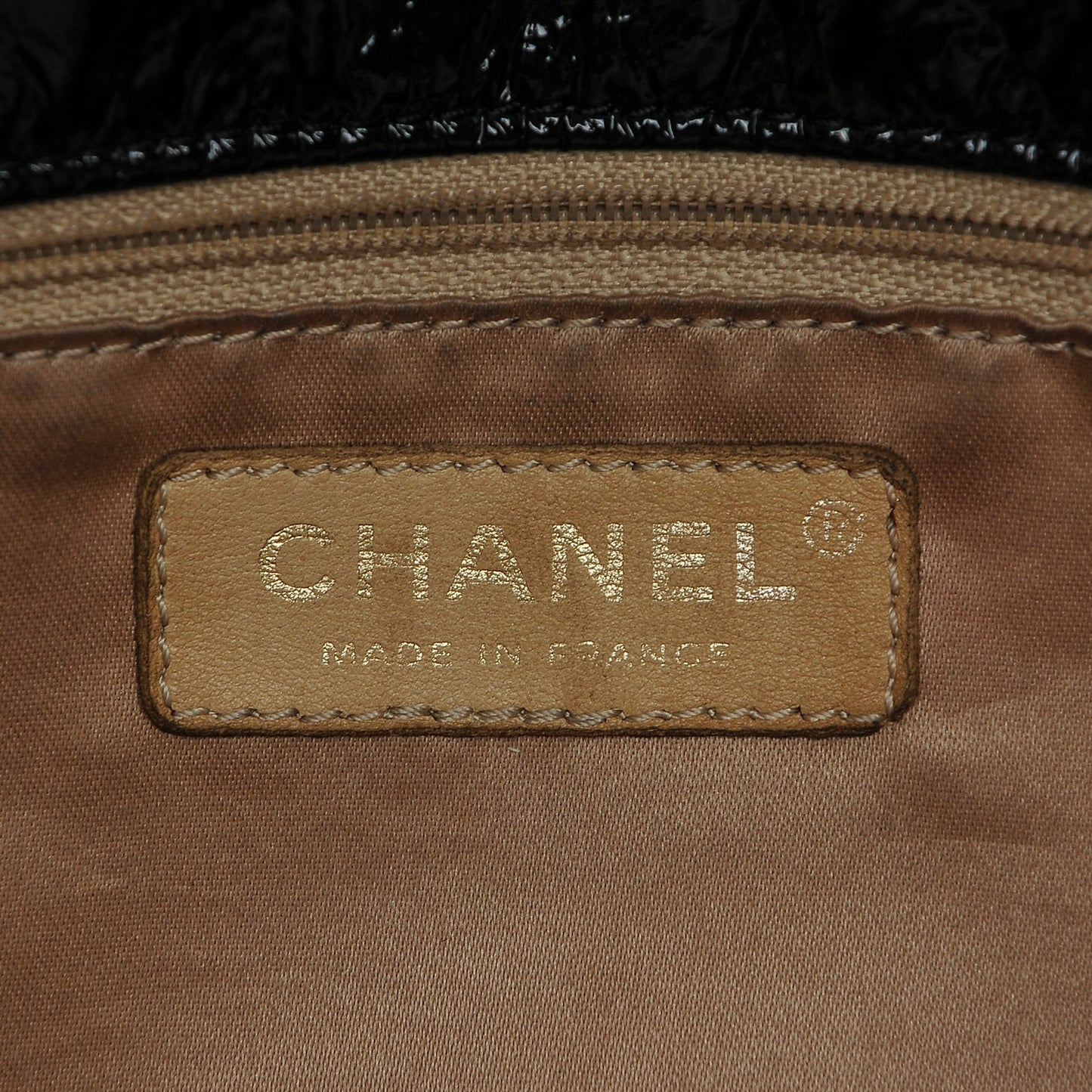 Vinyl Medium Rock and Chain Flap Black