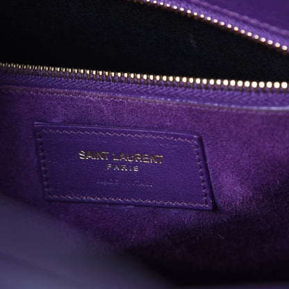Saint Laurent Calfskin Small Sac De Jour Purple 7 of 10