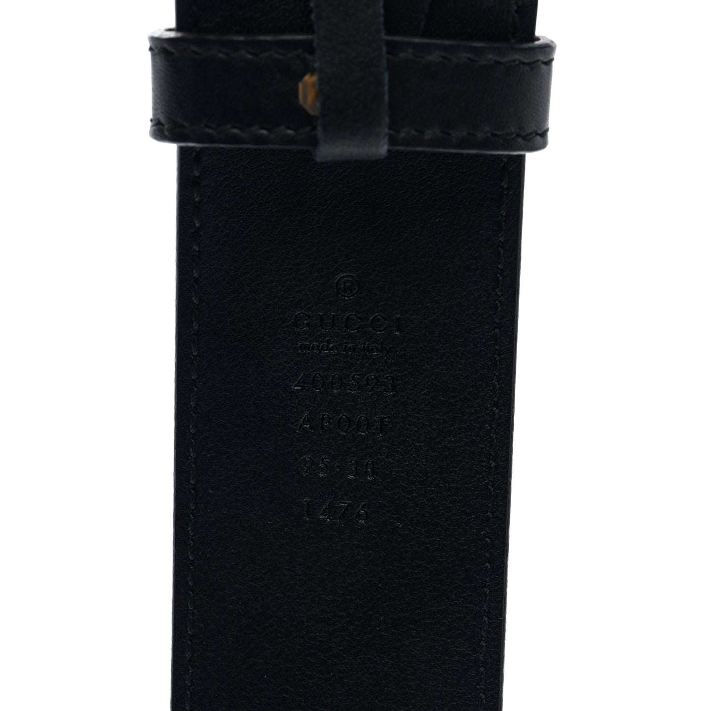 Calfskin Double G 40mm Belt 95 38 Black