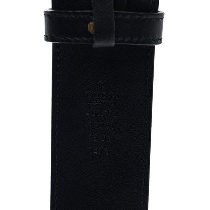 Gucci Calfskin Double G 40mm Belt 95 38 Black 3 of 5