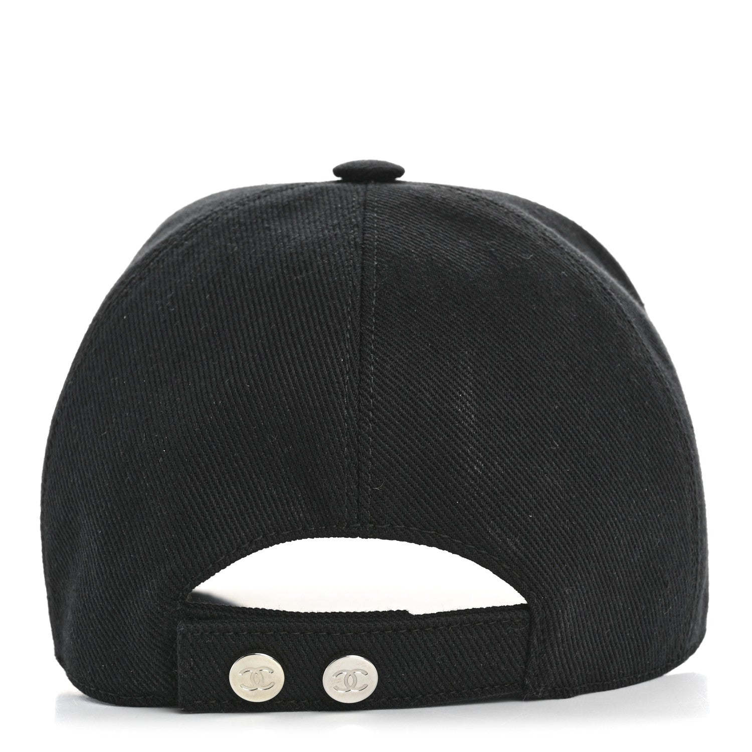 Chanel Cotton CC Cap Hat Black White 6 of 10