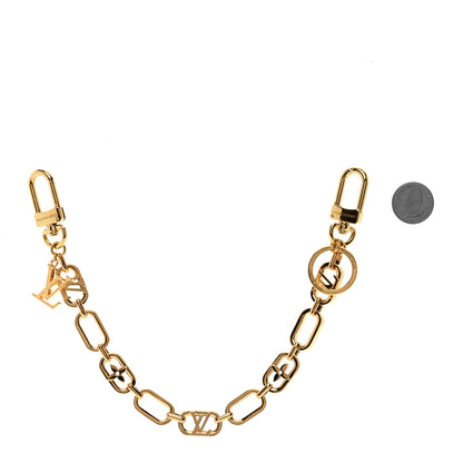 Louis Vuitton Metal My LV Chain Bag Charm Gold 2 of 3
