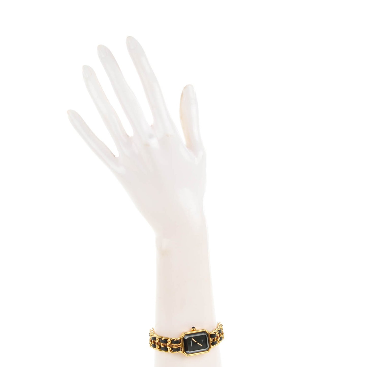 Stainless Steel Lambskin 20mm Chain Premiere Quartz Watch Gold L