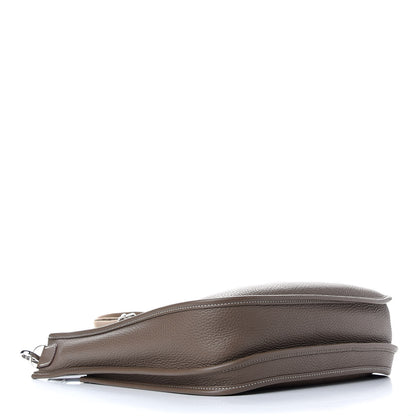 Hermes Taurillon Clemence Evelyne III PM Etoupe 4 of 9