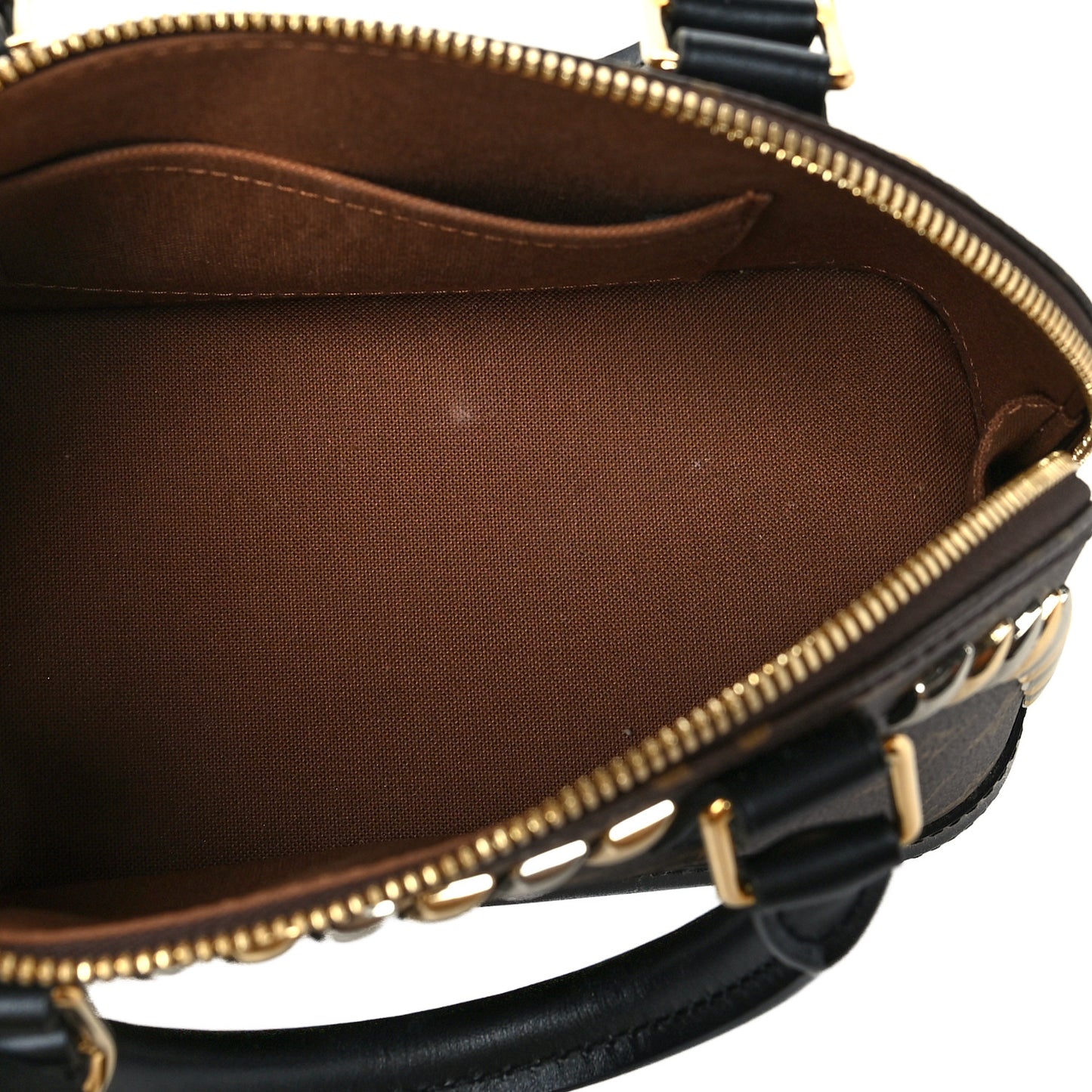 Monogram Macassar Studded Alma BB