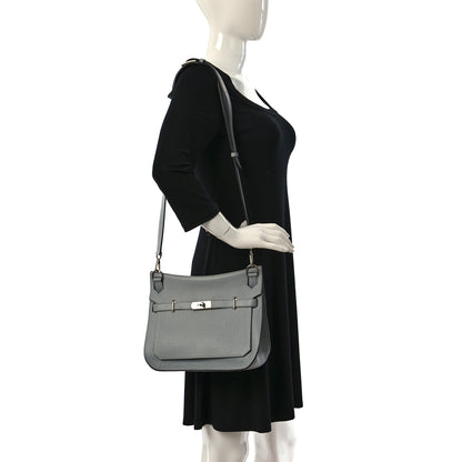 Hermes Taurillon Clemence Jypsiere 28 Etain 2 of 8