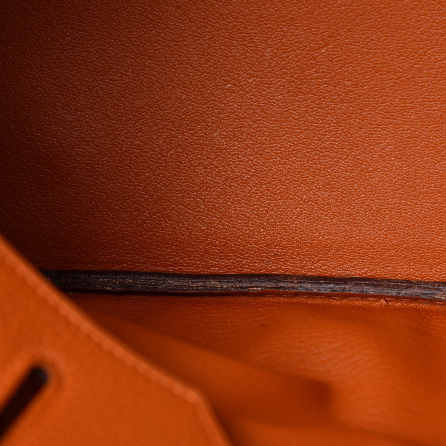 Taurillon Clemence JPG Birkin 42 Orange