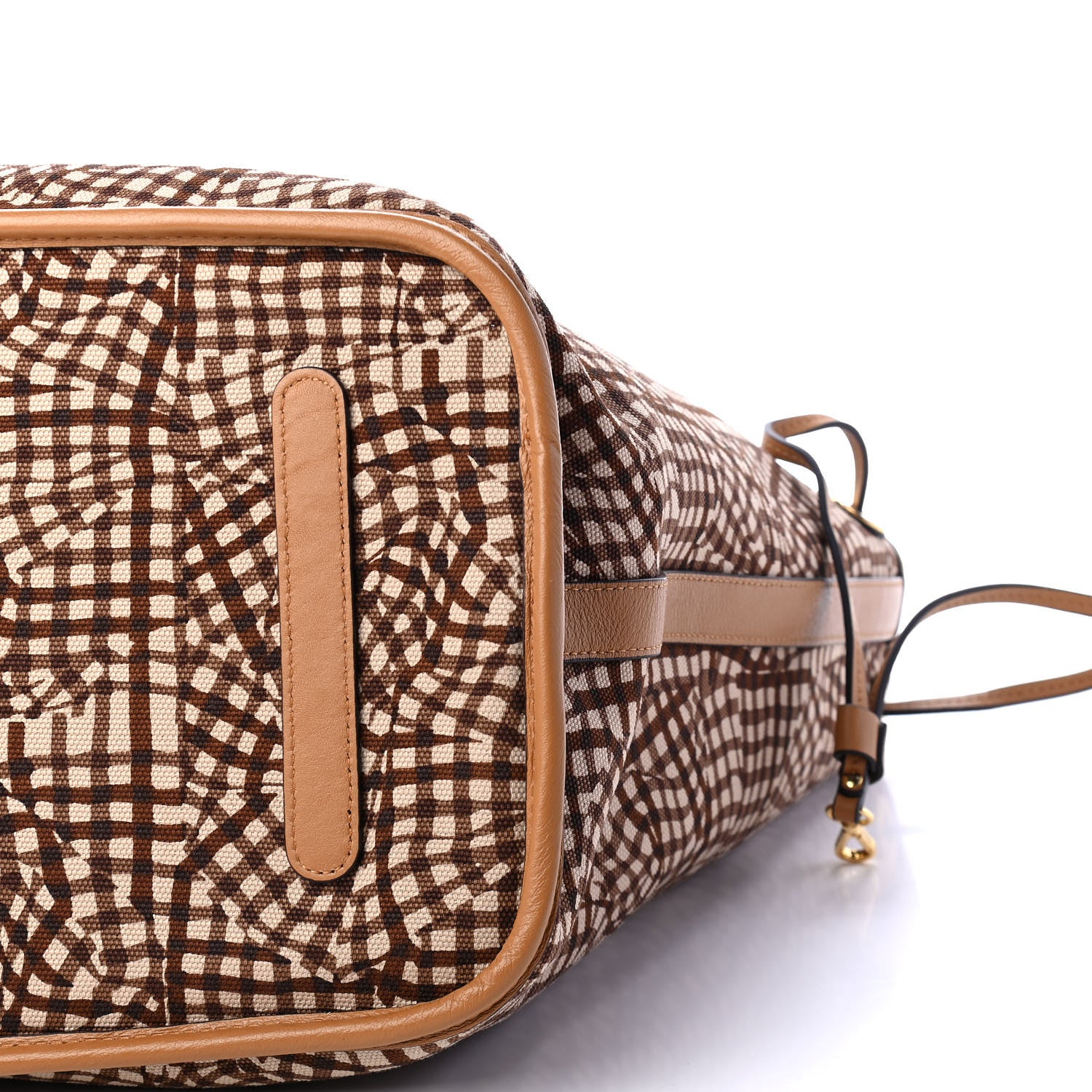 MCM Visetos Large Liz Reversible Shopper Tote Cognac 13 of 13