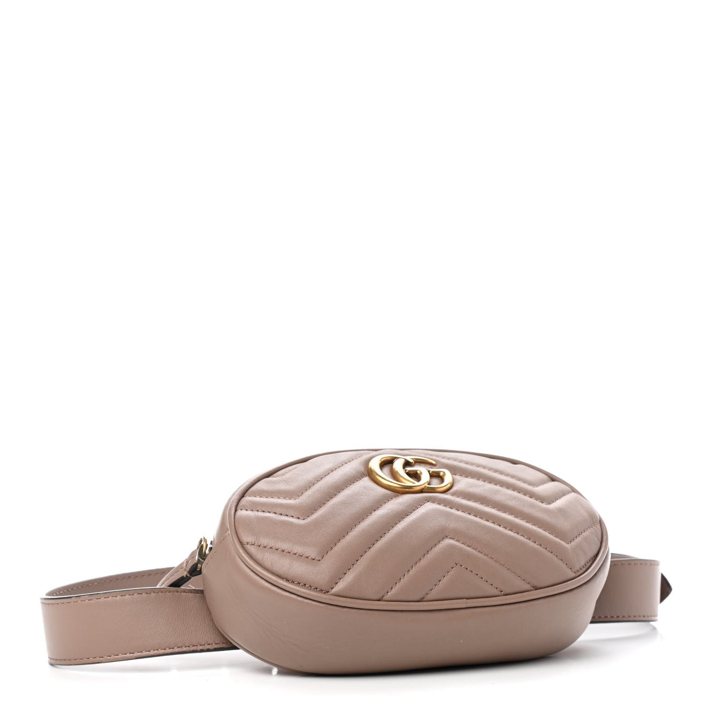 Calfskin Matelasse GG Marmont Belt Bag 75 30 Porcelain Rose