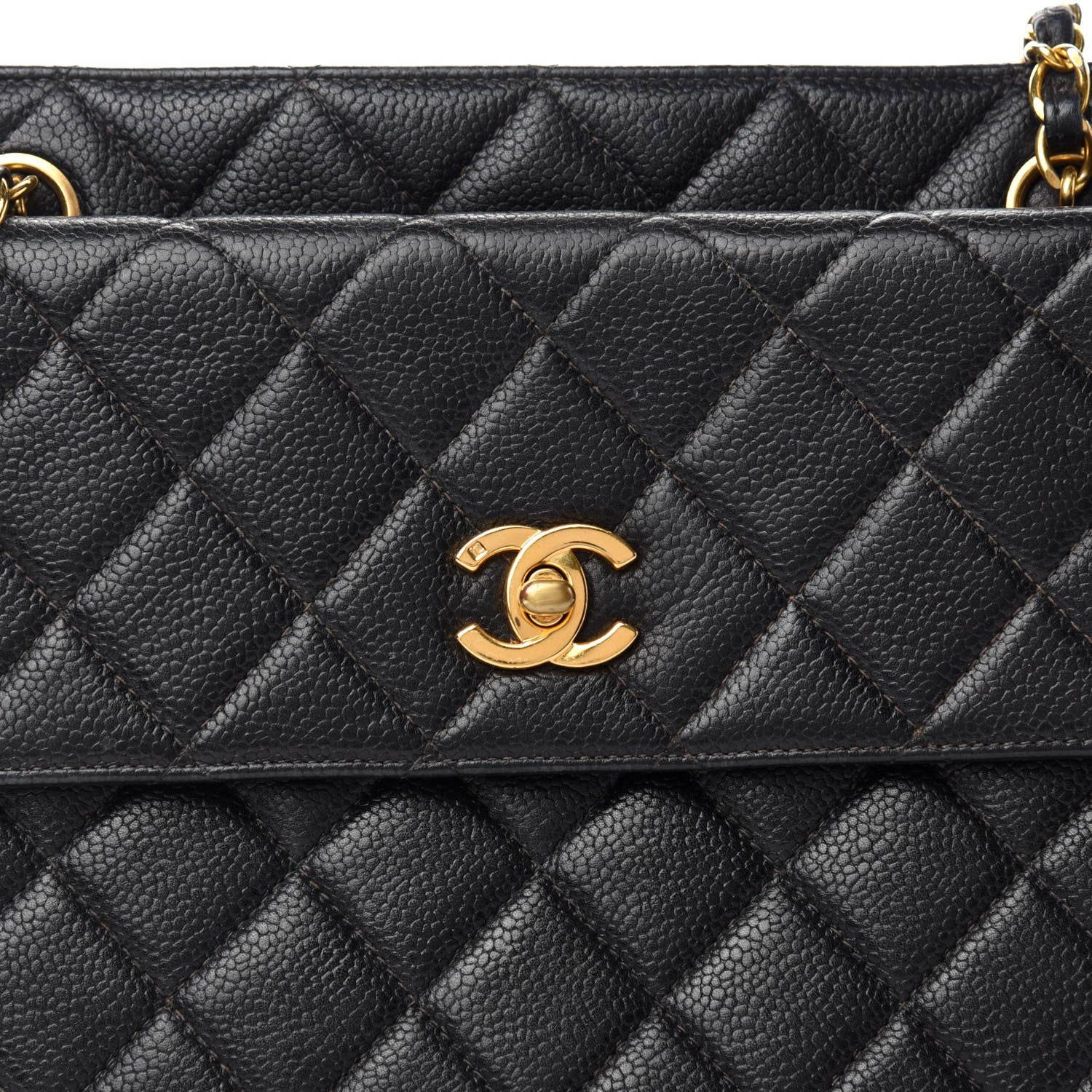 Chanel Caviar Quilted Flap Shoulder Bag Black 9 of 13