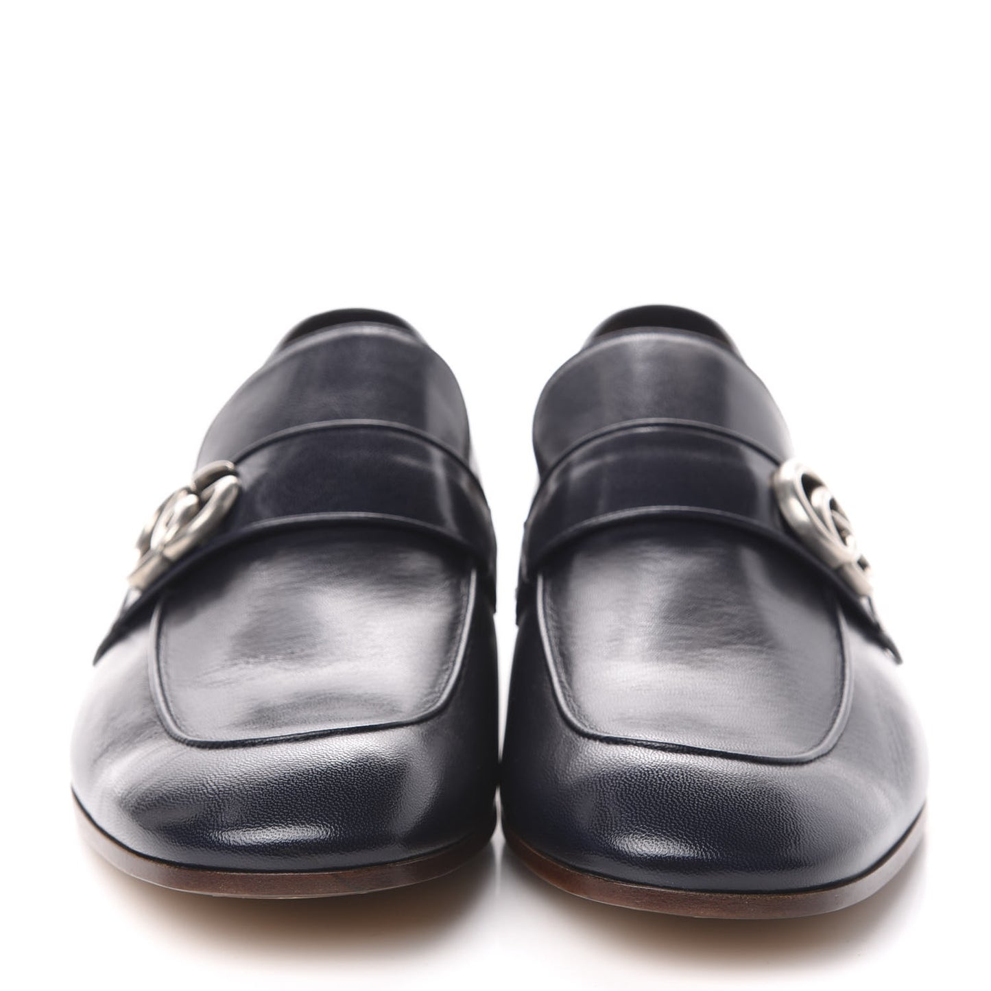 Goatskin Mens GG Loafers 10 Blue