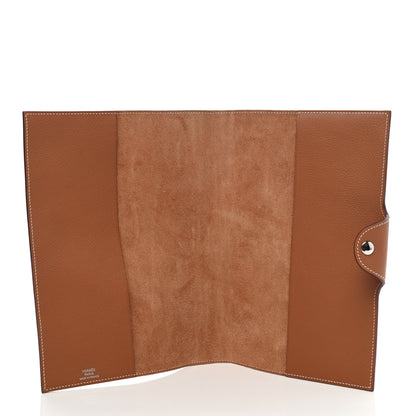 Hermes Evercolor Ulysse Universal Notebook Cover Gold 5 of 8