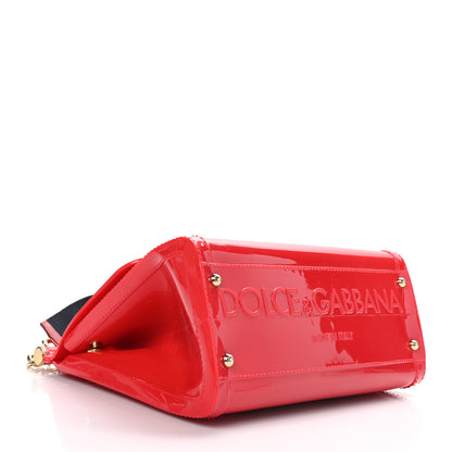 Dolce & Gabbana PVC Miss Sicily Satchel Red 4 of 7