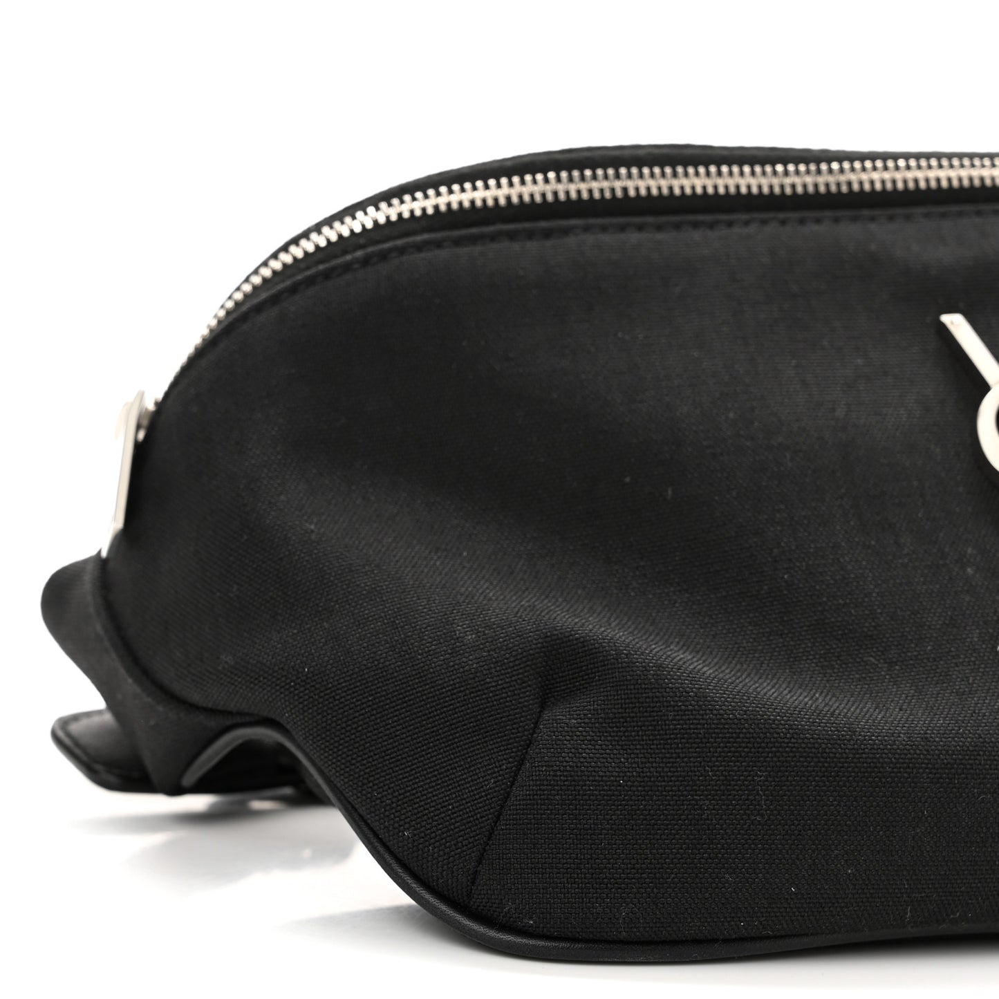 Canvas Monogram Belt Bag Black