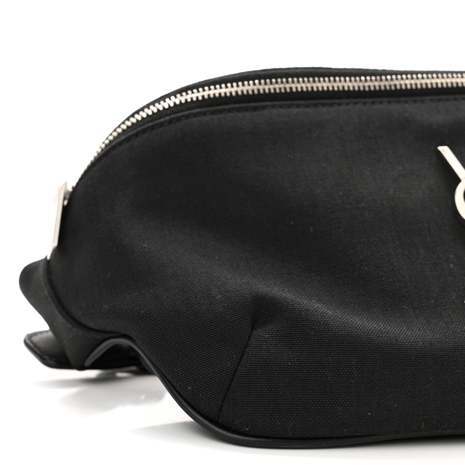 Saint Laurent Canvas Monogram Belt Bag Black 9 of 10