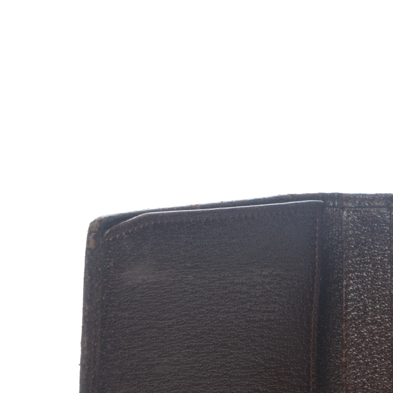 Gucci Monogram Metal Bar Continental Flap Wallet Beige Ebony Dark Brown 13 of 15