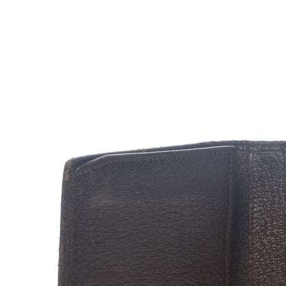 Gucci Monogram Metal Bar Continental Flap Wallet Beige Ebony Dark Brown 13 of 15