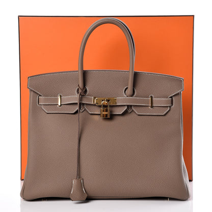 Hermes Togo Birkin 35 Etoupe 32 of 32