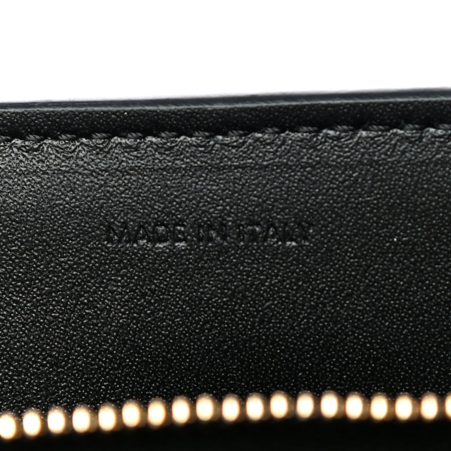 Shiny Calfskin Triomphe Chain Bag Black
