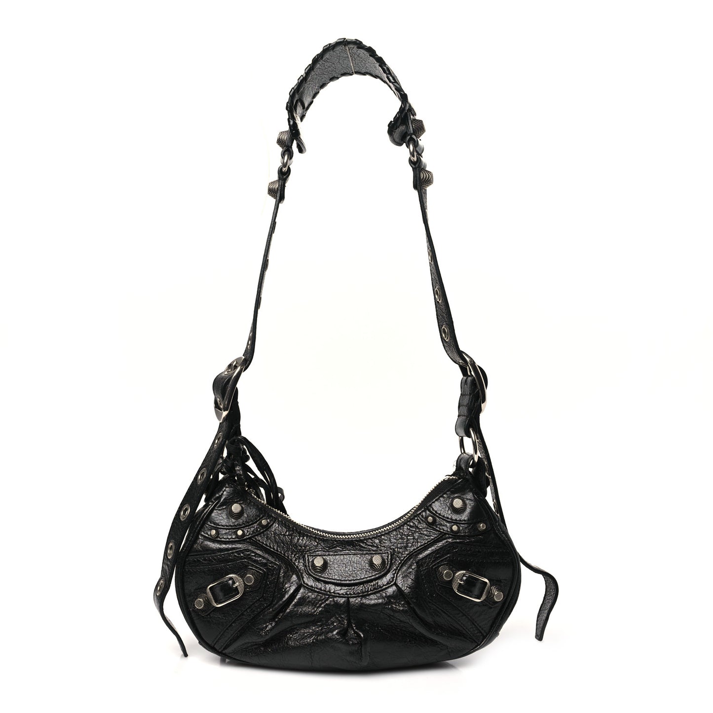 Agneau Arena Le Cagole Shoulder Bag XS Black