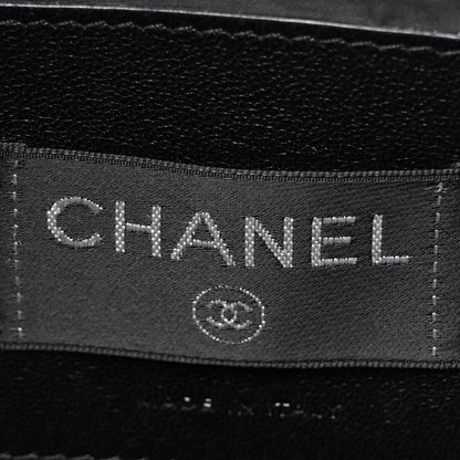 Chanel Nylon Tweed Coco Neige Messenger Bag Black 6 of 10