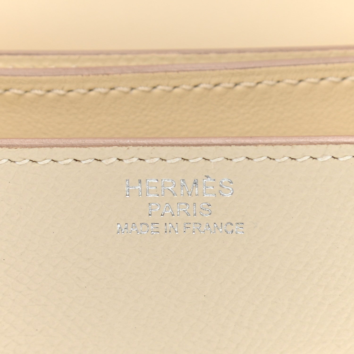 Hermes Epsom Mosaique Au 24-17 Craie 6 of 10