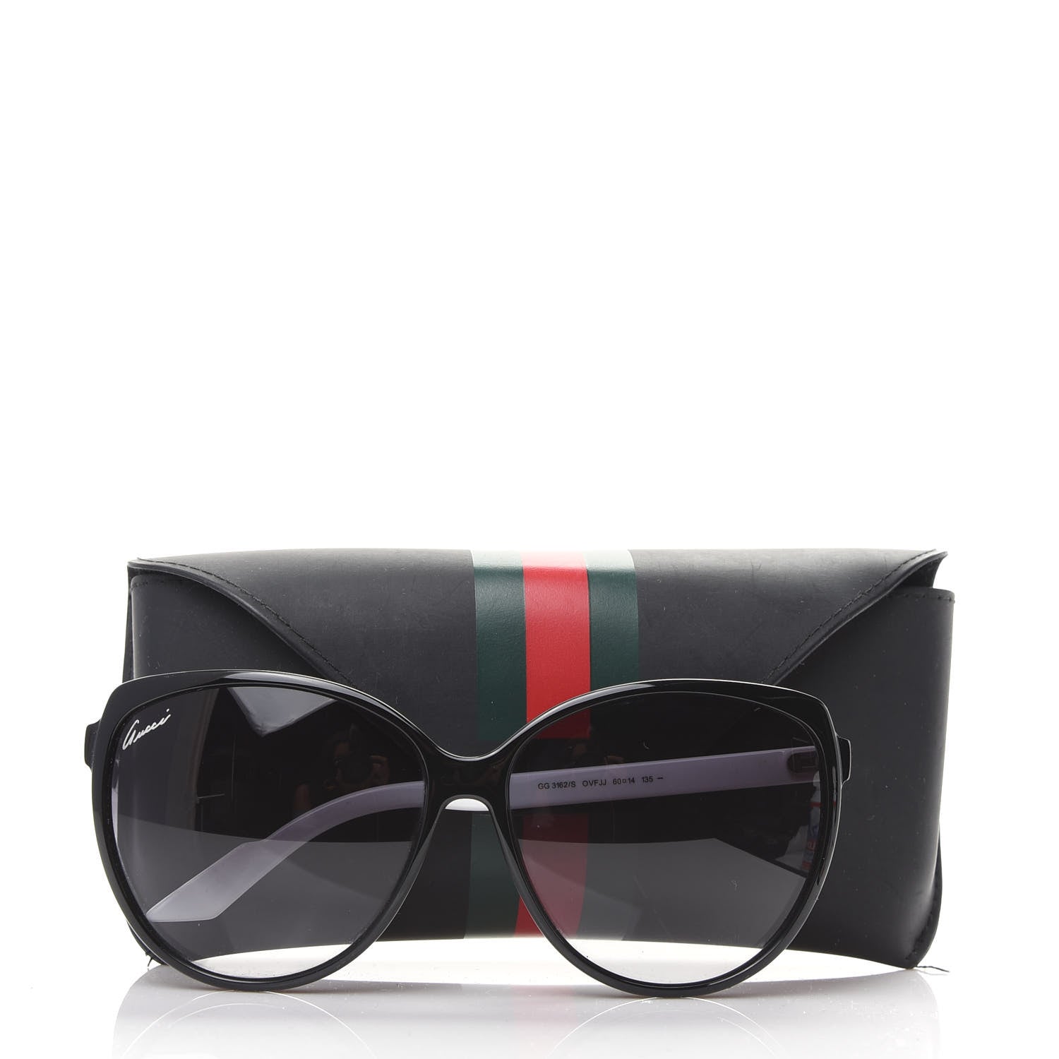 Gucci GG Web Sunglasses 3162/S Black 8 of 8