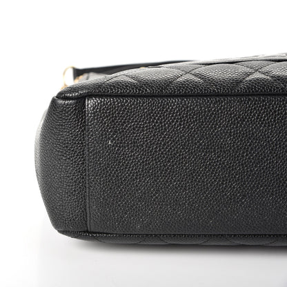 Chanel Caviar Quilted Petit Shopping Tote PST Black 11 of 13