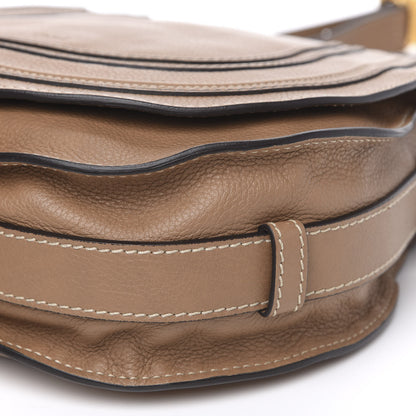 Chloe Calfskin Medium Marcie Round Crossbody Bag Nut 8 of 9
