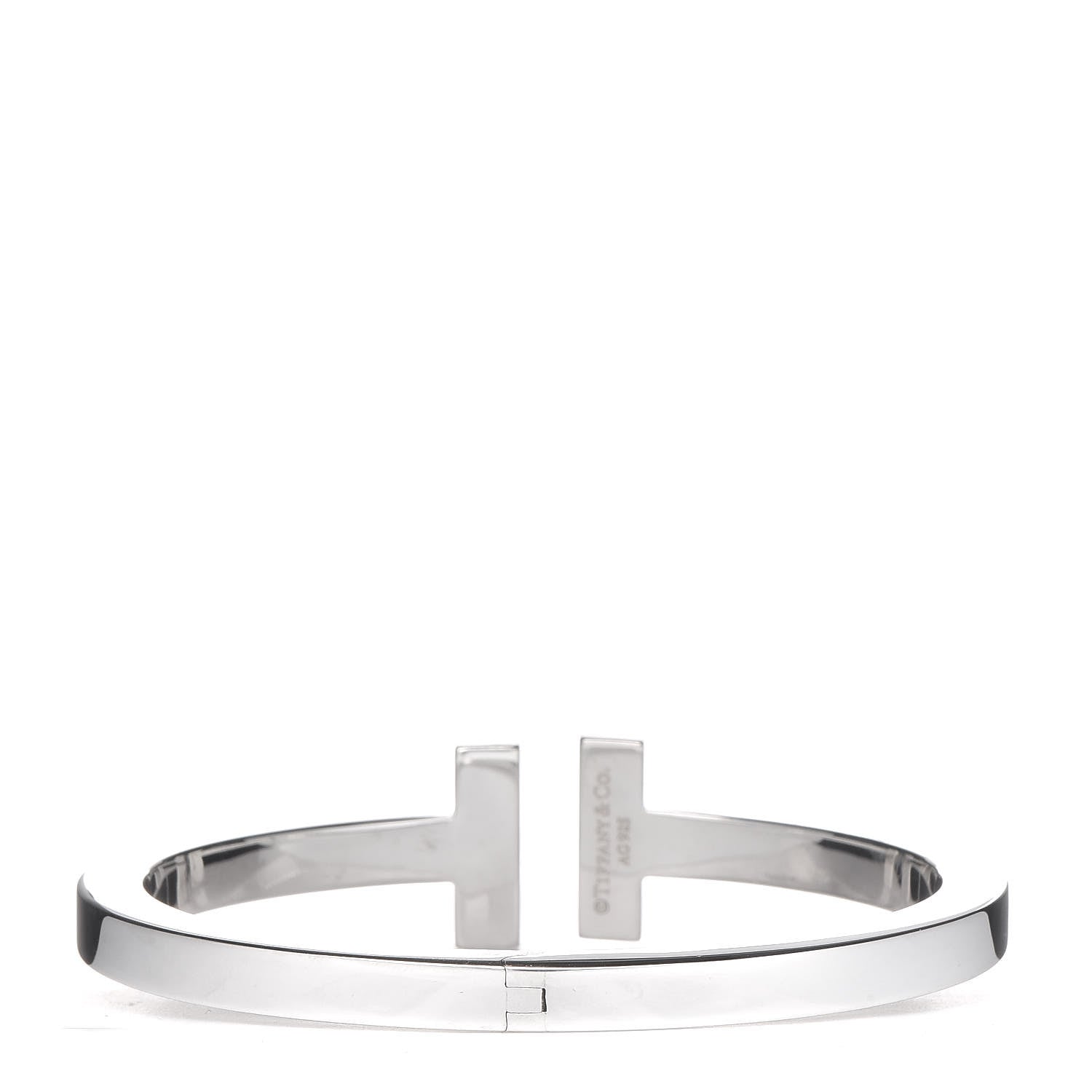 Tiffany Sterling Silver T Square Bracelet 3 of 4