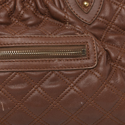 Marc Jacobs Calfskin Quilted Stam Brown 12 of 18