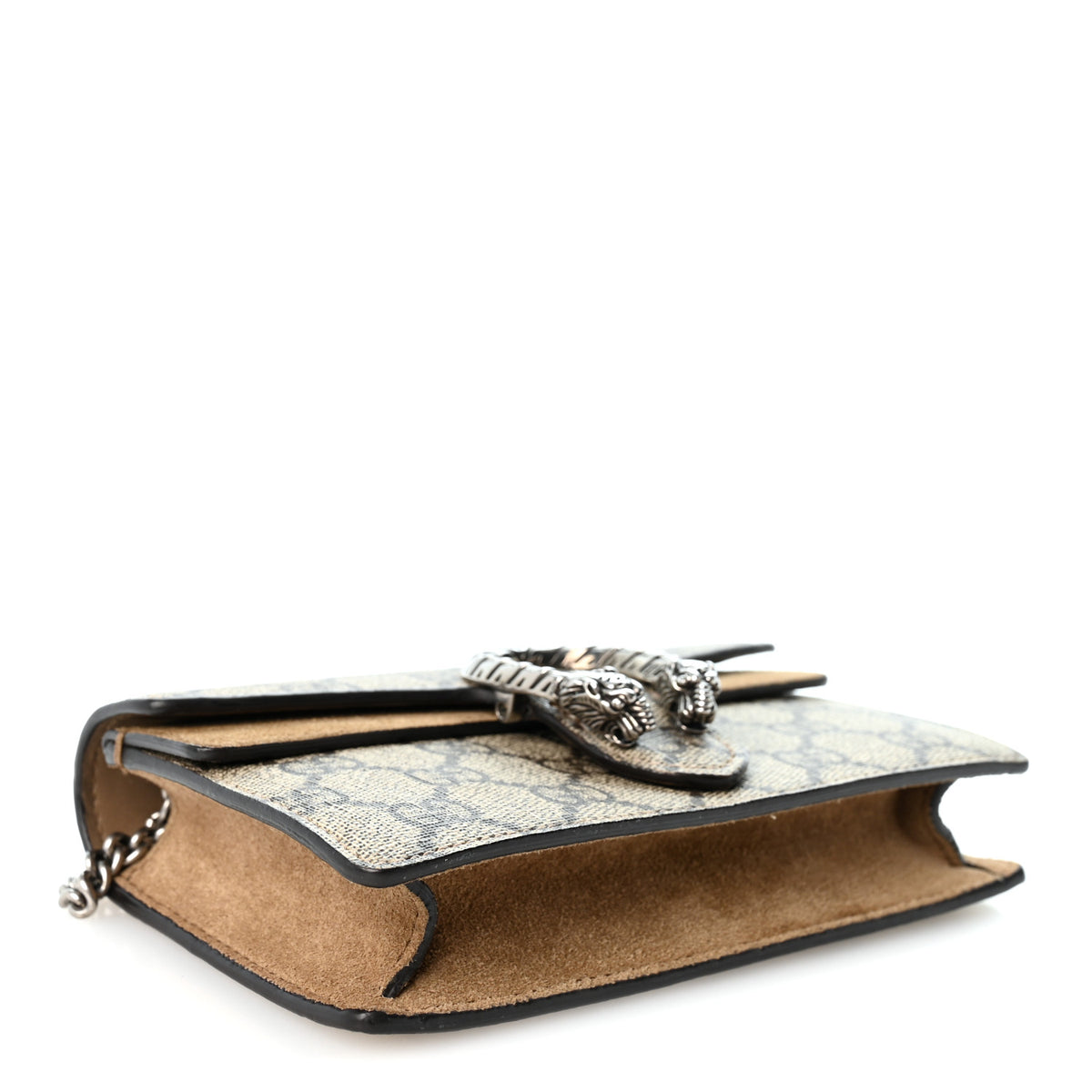 GG Supreme Monogram Super Mini Dionysus Shoulder Bag Taupe