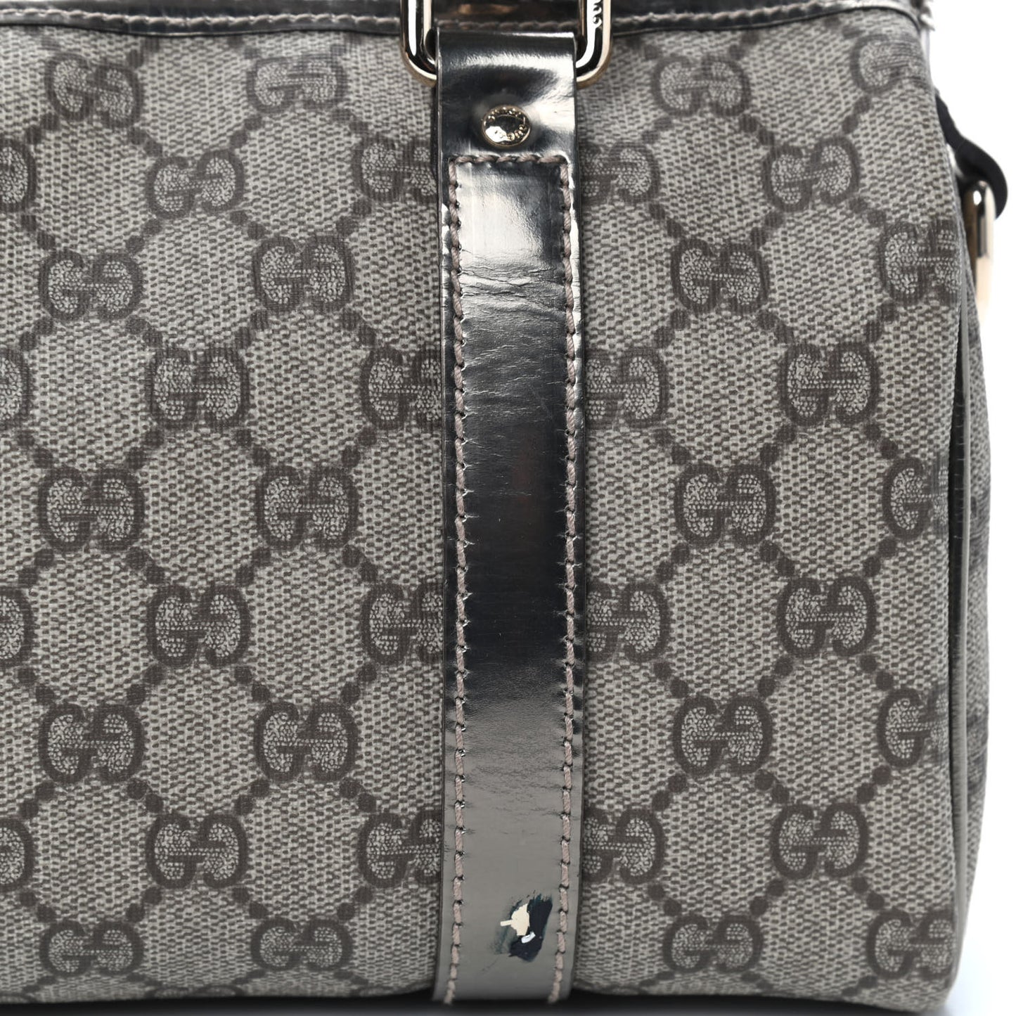 GG Plus Monogram Small Joy Boston Metallic