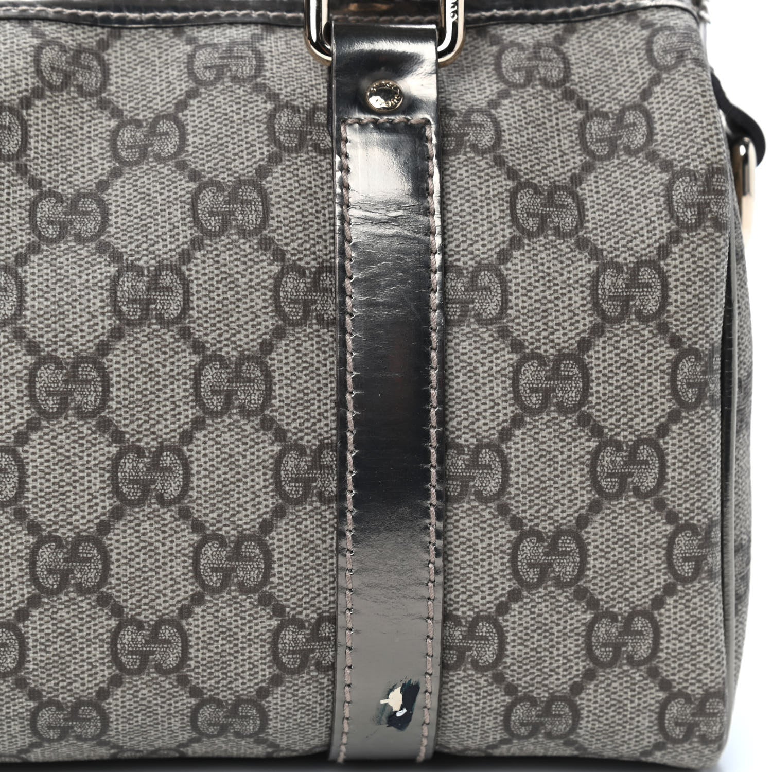 Gucci GG Plus Monogram Small Joy Boston Metallic 12 of 18