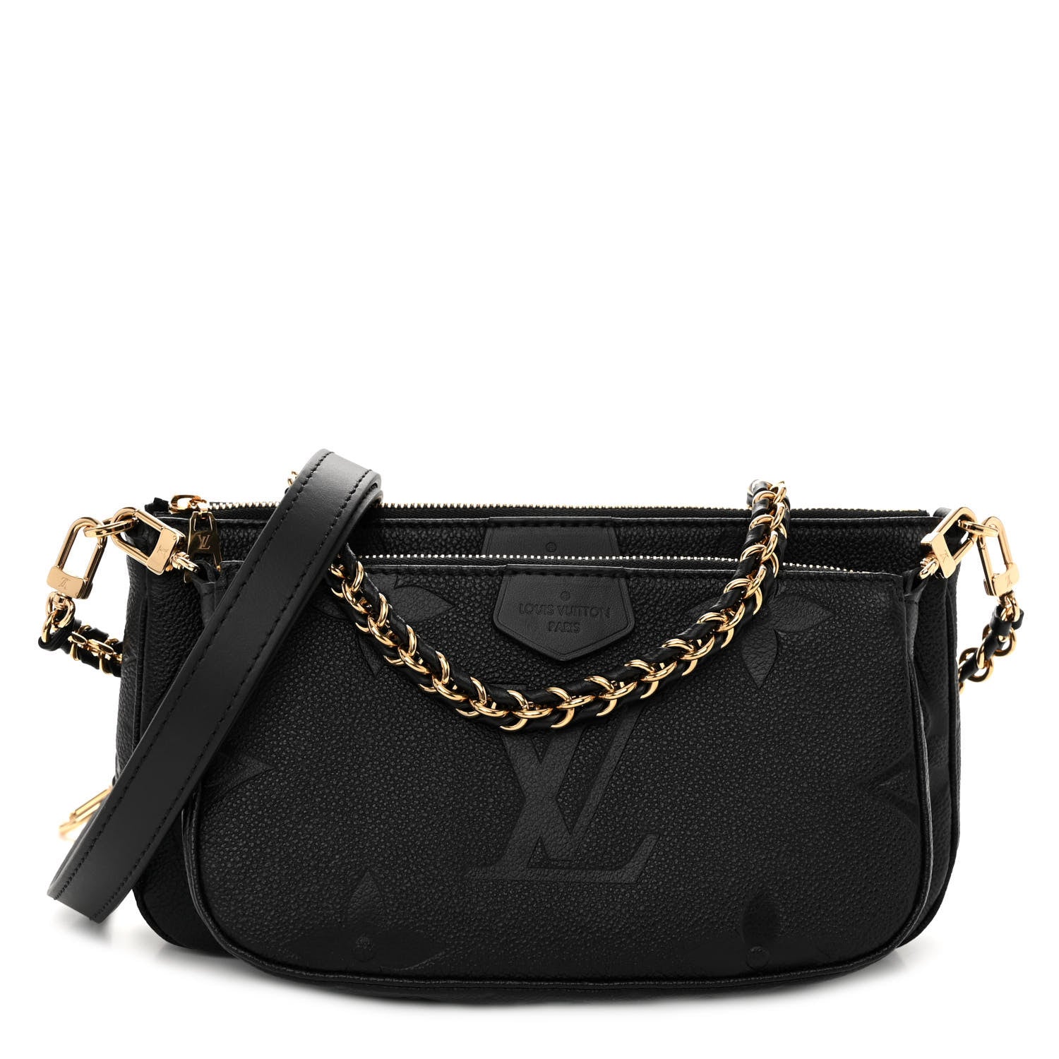 Louis Vuitton Empreinte Monogram Giant Multi Pochette Accessories Black 1 of 10