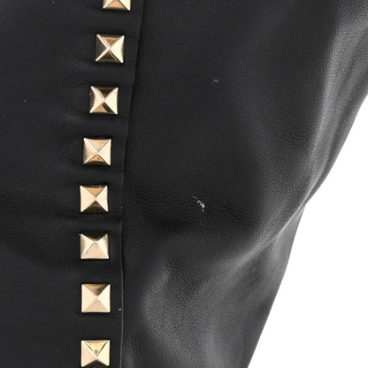 Valentino Garavani Vitello Medium Rockstud Tote Black 13 of 16